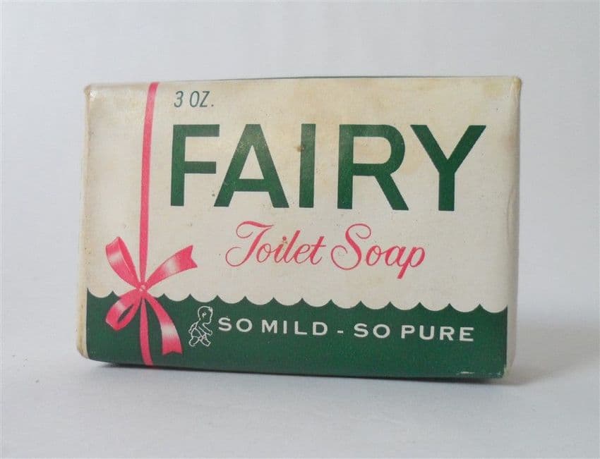 Vintage Packaging Proctor & Gamble Newcastle Fairy 3 oz Toilet Soap Original Packet 1970s
