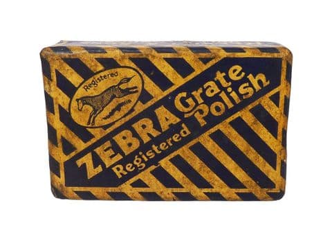Vintage Packaging Reckitt's Zebra Grate Polish Reckitt & Sons Hull Size C Block Packet 1930s
