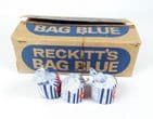 Vintage Packaging Washing Laundry Reckitt's Bag Blue Trade Box c/w 3 Dolly Bag Reckitt Coleman Hull