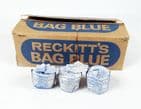 Vintage Packaging Washing Laundry Reckitt's Bag Blue Trade Box c/w 3 Dolly Bag Reckitt Coleman Hull
