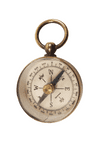 Vintage Pathfinder 'Ambleside' Souvenir Leather Case Watch Fob Compass Walking Map Reading Military