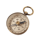 Vintage Pathfinder 'Ambleside' Souvenir Leather Case Watch Fob Compass Walking Map Reading Military