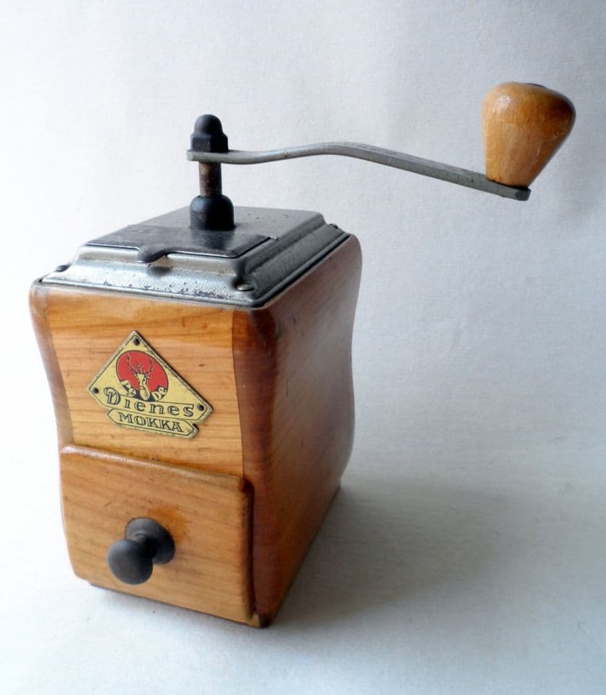 Vintage Pe De Peter Dienes Mokka Coffee Grinder Model #520 Remscheid Germany Circa 1950s Adjustable