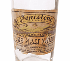 Vintage Penistone Pasteurised Pure Malt Vinegar Co Ltd Bottle Cubley Brook Brewery Yorkshire