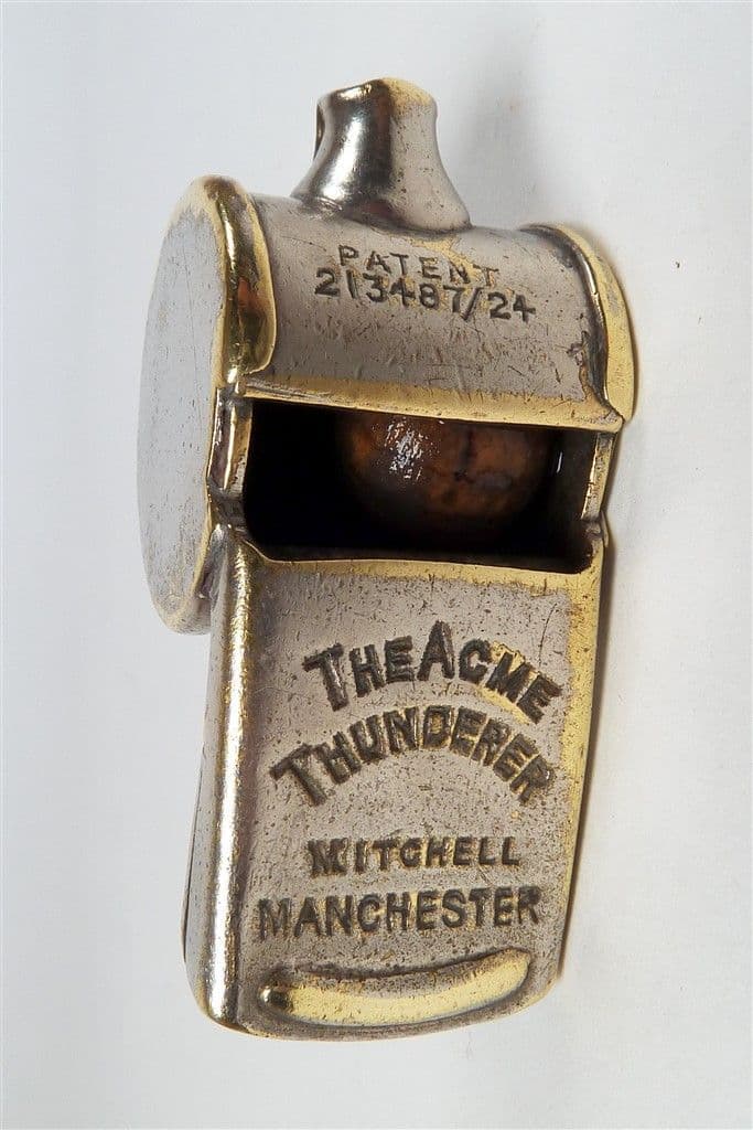 Vintage Provisional Patent Hudson Acme Thunderer Whistle Circa 1924-30 Escargot Mitchell Manchester