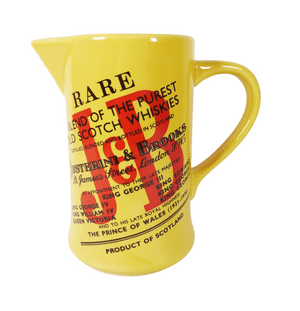 Vintage Pub Bar J&B Justerini & Brooks Rare Scotch Whisky Advertising Andrews Parke Water Jug 7"