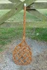 Vintage Rattan Wicker Carpet Rug Beater Cleaning Laundry Display Prop Household Cleaner