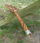 Vintage Rattan Wicker Carpet Rug Beater Cleaning Laundry Display Prop Household Cleaner