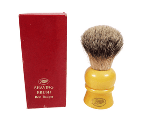 Vintage Razor Shaving Boxed Boots Best Badger Hair Shaving Brush Unused