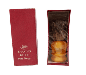 Vintage Razor Shaving Boxed Boots Pure Badger Hair Shaving Brush Unused Sealed