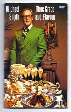 Vintage Recipe Cookery Book BBC Pebble Mill More Grace and Flavour Book Michael Smith 1977 Recipes