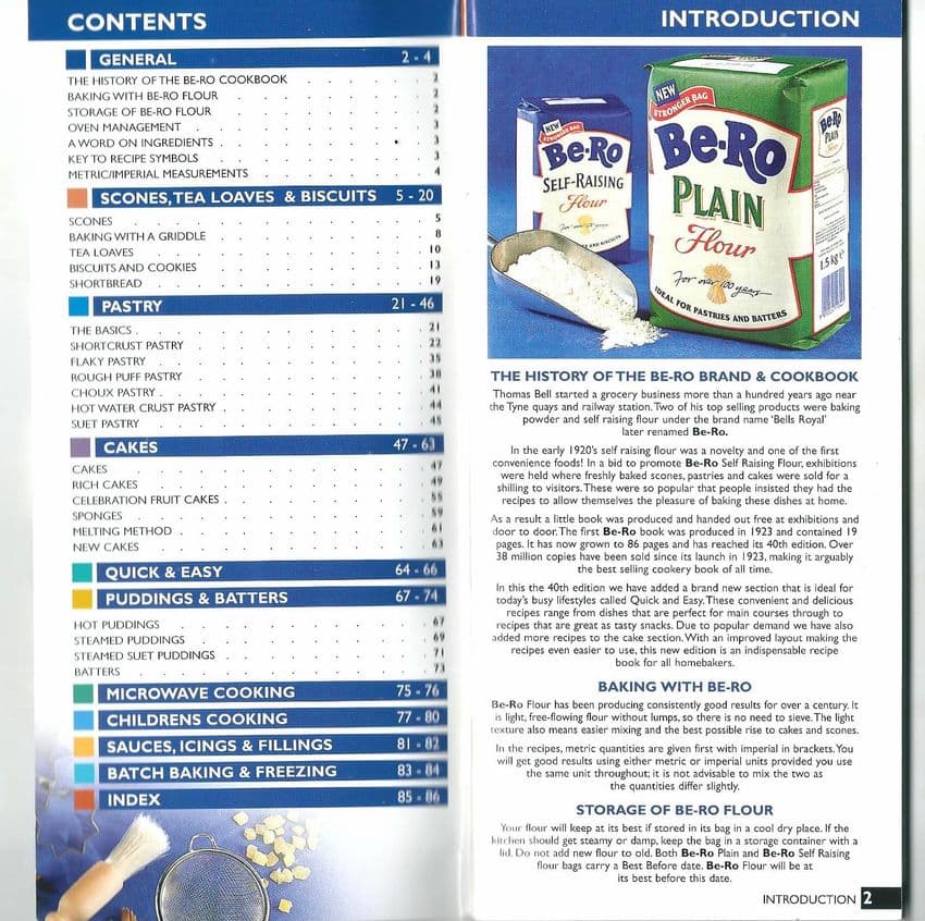 Vintage Recipe Cookery Book BeRo Bero Flour Home Recipes 40th Edition