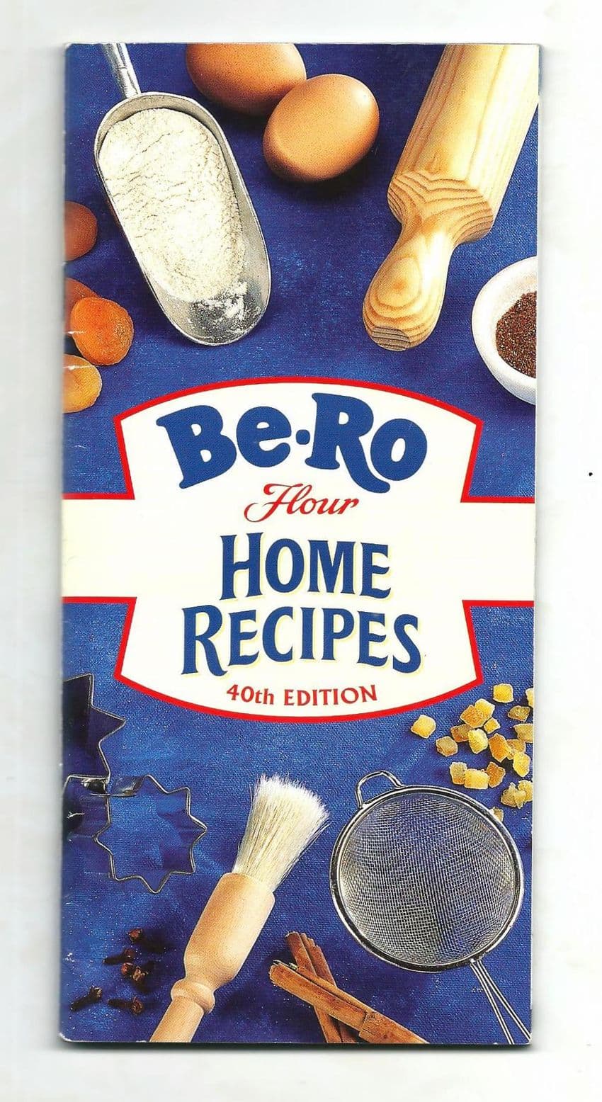 Vintage Recipe Cookery Book Be-Ro Bero Flour Home Recipes 40th Edition Scones Cakes Puds Children's