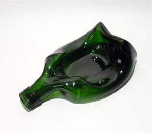 Vintage Reg Moon Art Sculpture 'Reclining Drunk' Squashed Squires Gin Bottle Ashtray 1960/70s