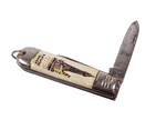 Vintage Rep of Ireland Blackpool Tower Folding Pocket Pen Knife Twin Blade Souvenir Pictorial