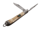 Vintage Richards Sheffield Fisherman's Anglers Folding Pocket Knife IOM Isle of Man Souvenir