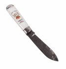 Vintage Richards Sheffield Folding Folder Pocket Knife Queen Elizabeth II Silver Jubilee 77 Lamppost