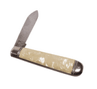 Vintage Richards Sheffield Folding Folder Pocket Knife Scottish Piper Lamppost Mark Souvenir