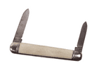 Vintage Richards Sheffield Folding Pocket Pen Knife Twin Blade Present from Seaside Lampost Mark