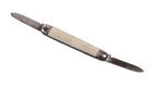 Vintage Richards Sheffield Folding Pocket Pen Knife Twin Blade Present from Seaside Lampost Mark