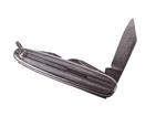 Vintage Richards Sheffield Mini Engine Turned Folding Pocket Knife Screwdriver Can Tin Opener