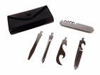 Vintage Richards Sheffield Mini-Kit Folding Folder Pocket Knife Corkscrew Tool Kit Case Advertising