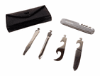 Vintage Richards Sheffield Mini-Kit Folding Folder Pocket Knife Corkscrew Tool Kit Case Advertising