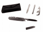 Vintage Richards Sheffield Mini-Kit Folding Folder Pocket Knife Corkscrew Tool Kit Case Advertising