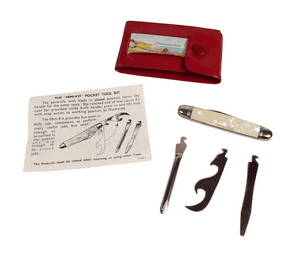 Vintage Richards Sheffield Mini-Kit Folding Folder Pocket Knife Tool Kit A Present from The Seaside