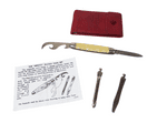 Vintage Richards Sheffield Mini-Kit Folding Folder Pocket Knife Tool Kit in Original Case