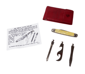 Vintage Richards Sheffield Mini-Kit Folding Folder Pocket Knife Tool Kit in Original Case