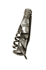 Vintage Richards Sheffield Mini Miniature Bottle Folding Folder Pocket Knife Corkscrew Pearl Grey