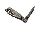 Vintage Richards Sheffield Mini Miniature Bottle Folding Folder Pocket Knife Corkscrew Pearl Grey