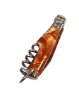 Vintage Richards Sheffield Mini Miniature Bottle Folding Folder Pocket Knife Corkscrew Orange