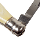Vintage Richards Sheffield Mini Miniature Bottle Folding Folder Pocket Knife Corkscrew Pearl White