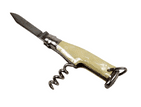 Vintage Richards Sheffield Mini Miniature Bottle Folding Folder Pocket Knife Corkscrew Pearl White