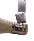 Vintage Richards Sheffield Mini Miniature Bottle Pocket Knife Corkscrew Pearl White c/w Key Chain