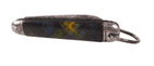Vintage Richards Sheffield Mini Miniature Folding Folder Pocket Knife Green Tartan Plaid Tartanware