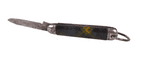 Vintage Richards Sheffield Mini Miniature Folding Folder Pocket Knife Green Tartan Plaid Tartanware