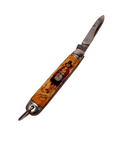 Vintage Richards Sheffield Mini Miniature Folding Folder Pocket Knife Jenny Jones Wales Souvenir