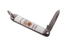 Vintage Richards Sheffield Mini Miniature Folding Folder Pocket Knife QEII Silver Jubilee Lamppost