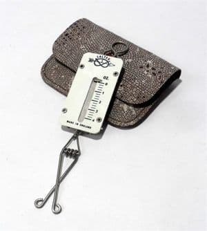 Vintage Salter Pocket Letter Spring Balance Weighing Sales in Original Case Letter Rates 0-4 oz
