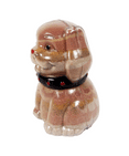 Vintage Sand Filled Seaside Souvenir Dog Ornament IOW Isle of Wight  Alum Bay Sands 50s Kitsch