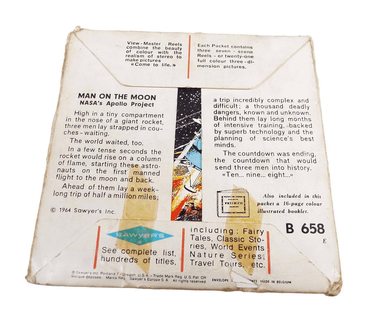 thumbnail image 2 of Classic ViewMaster 3-Reel Set: Caves Of Han-sur-Lesse Belgium - Vintage 3D Collectible 2 of 6