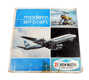 Vintage Sawyers 1966 3-D Viewmaster View Master Reel Set B672 Modern Aircraft Bourget Paris Air Show