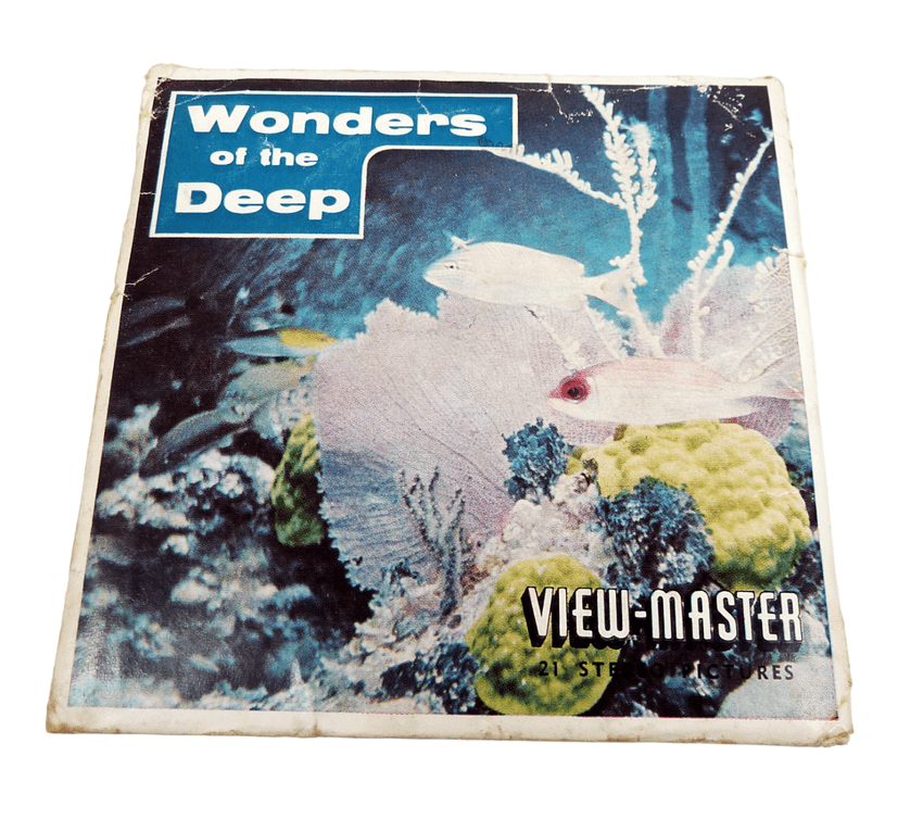 Vintage Sawyers 1967 3-D Viewmaster View Master Reel Set B612 Wonders of the Deep