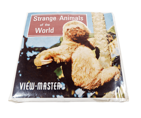 Vintage Sealed GAF 1958 3-D Viewmaster View Master Reel Set B615 Strange Animals of the World