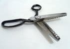 Vintage Sewing Dressmakers Scissors Pinkers Pinking Shears 1970s Not Suitable for Material Crafts