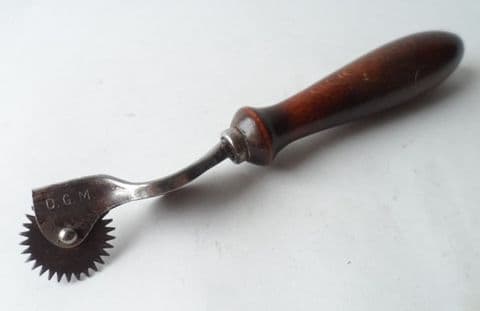 Vintage Sewing Leather Work Marking Tool DGM Patent? Stitch Marker Pricking Wheel Circa 1920s