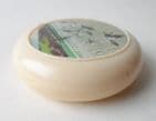 Vintage Sewing Push Button Retractable Tape Measure Seagulls by Cliff Dean of England Circa 1960s